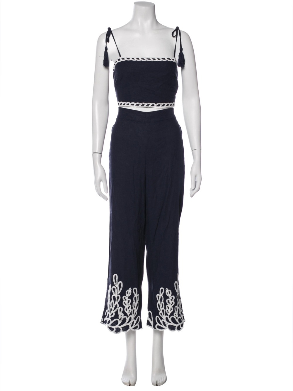 Christian Lacroix Navy linen set